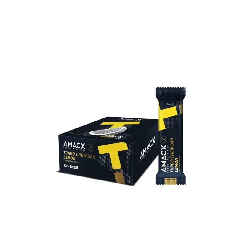 AMACX Turbo Chew Bar Citrón 50g 2