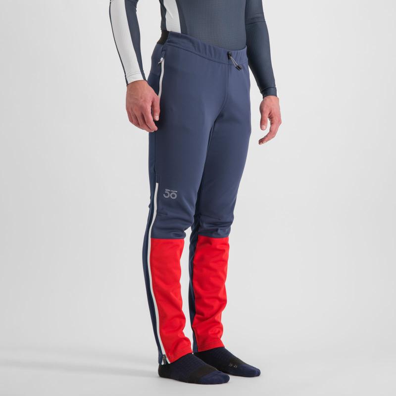 Sportful ANIMA APEX nohavice galaxy blue/red