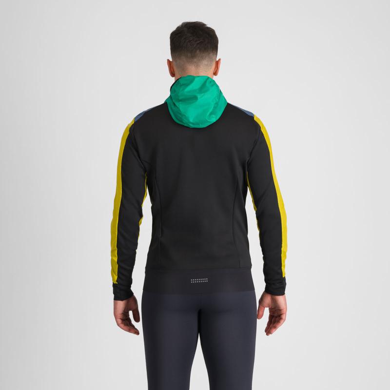 Sportful CARDIO bunda black/green/yellow