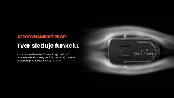 Svetlo HORI 1300 PRO predné 6f USB čierne 17