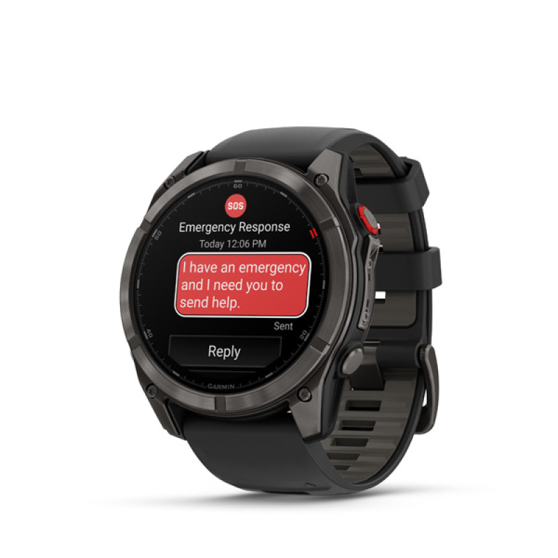 Garmin fenix 8 Pro - 51mm, AMOLED, Sapphire, Titanium, Graphite/Black band 2