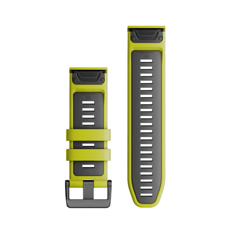 Silikónový remienok QuickFit 26 - Electric Lime/Graphite 1
