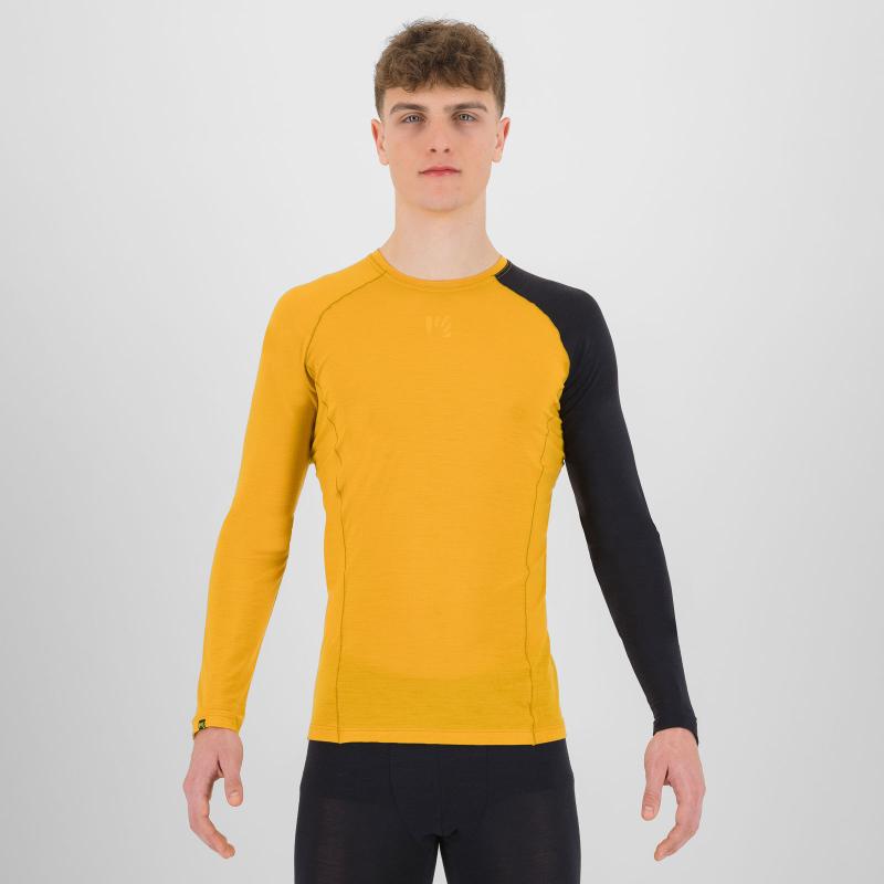 Karpos Dinamico Merino 130 Dres S Dlhým Rukávom Golden/Black