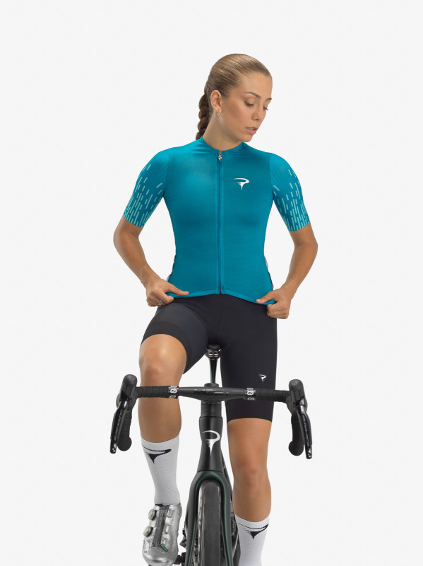 Pinarello F dámsky dres tile blue 2