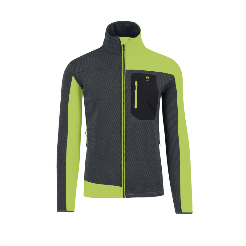 Karpos Cherz Flíska Woodl.Gray/Acid Lime