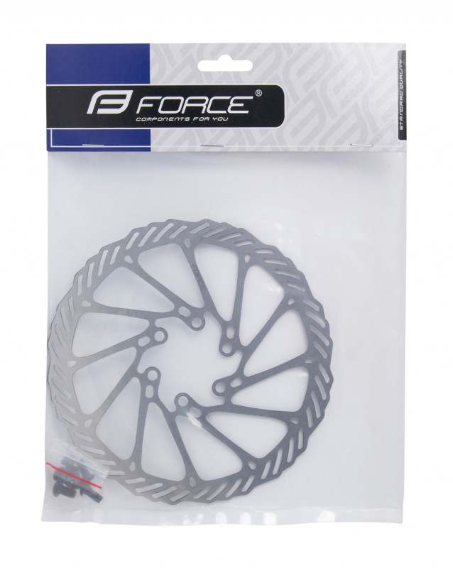 FORCE kotúč brzdový -2 160 mm, 6 dier, strieborný 1