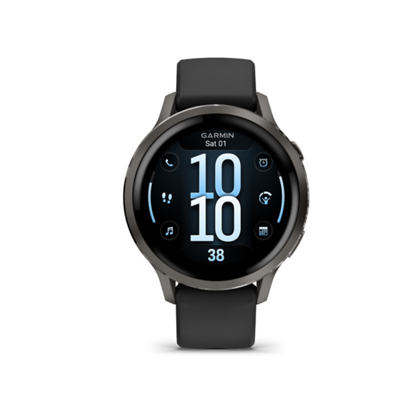 Garmin VENU 4 - 41mm, Black/ Slate + Black