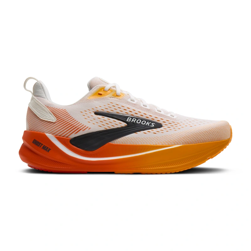 BROOKS Ghost Max 4 M biela/oranžová