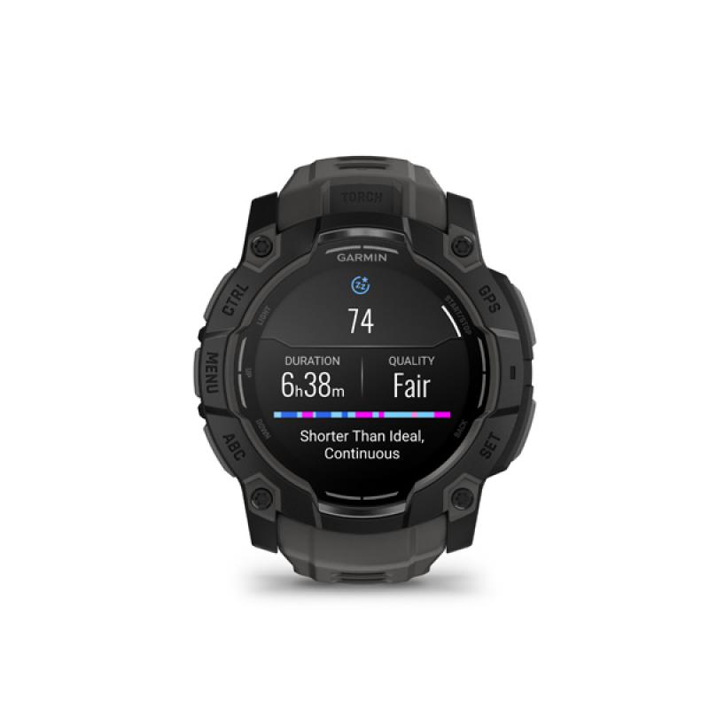 Garmin Instinct 3 - 50mm, AMOLED, Black, Charcoal silicone band 4