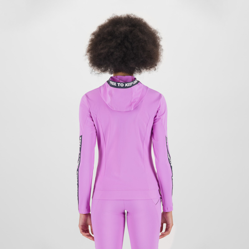 Karpos EASYFRIZZ dámska FULL-ZIP mikina s kapucňou bloom/ombre blue 3