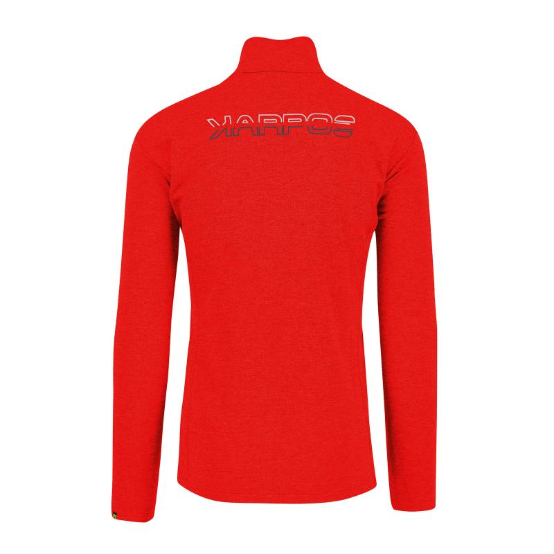 Karpos Pizzocco Half Zip Flíska Fiery Red