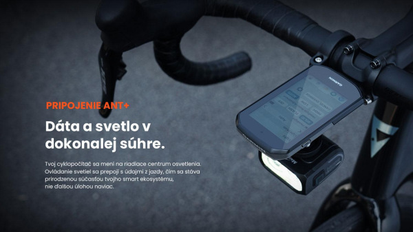 Svetlo HORI 1300 PRO predné 6f USB čierne 14