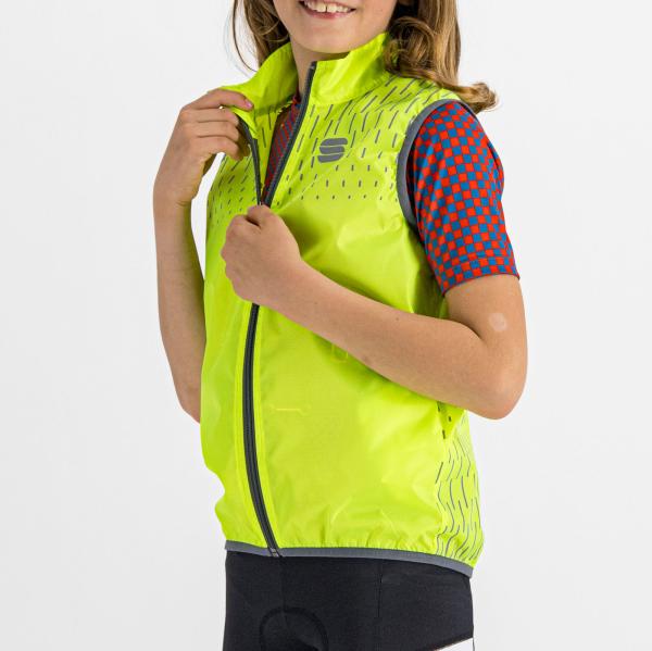 SPORTFUL Kid Reflex vesta žltá fluo