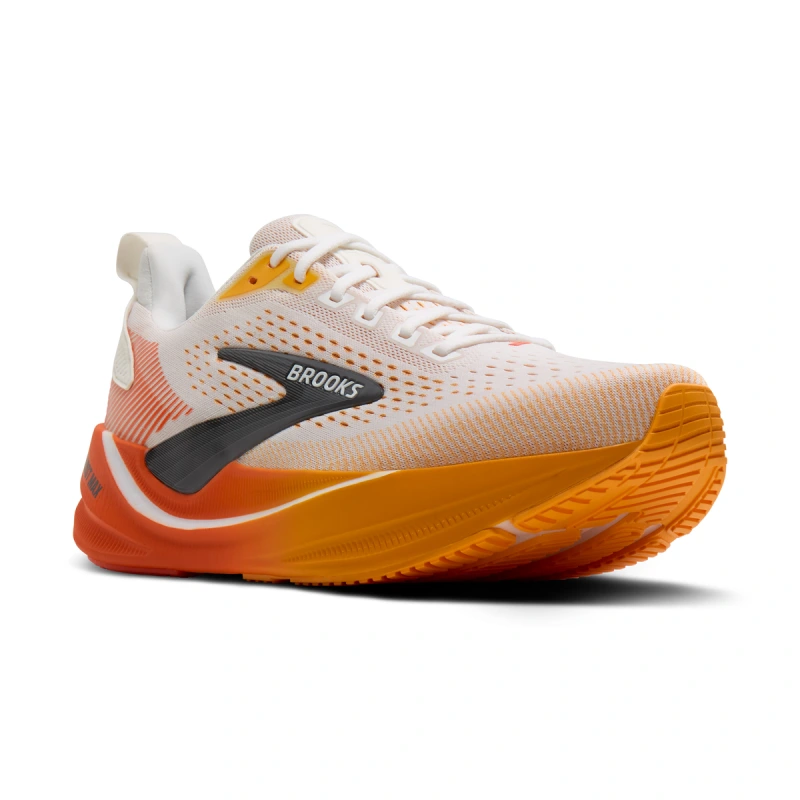 BROOKS Ghost Max 4 M biela/oranžová 3