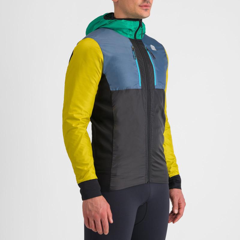 Sportful CARDIO bunda black/green/yellow