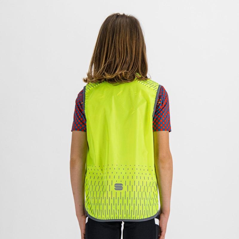 SPORTFUL Kid Reflex vesta žltá fluo