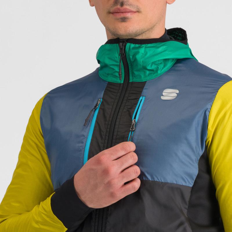 Sportful CARDIO bunda black/green/yellow