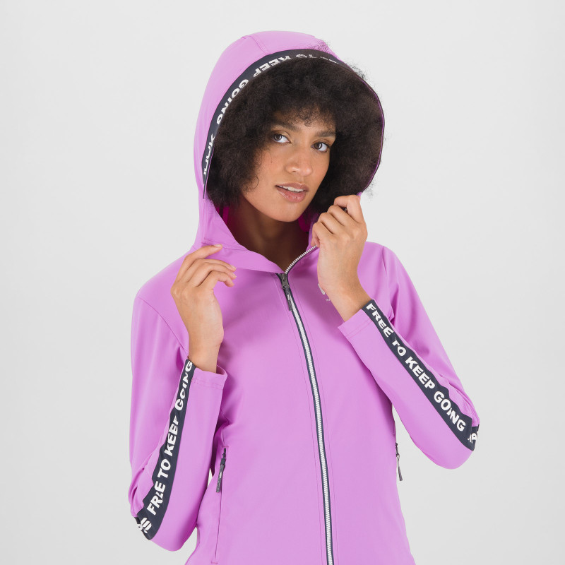 Karpos EASYFRIZZ dámska FULL-ZIP mikina s kapucňou bloom/ombre blue 6
