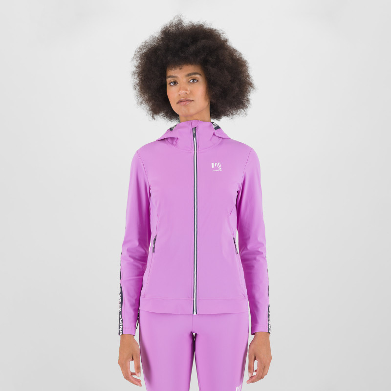 Karpos EASYFRIZZ dámska FULL-ZIP mikina s kapucňou bloom/ombre blue 2
