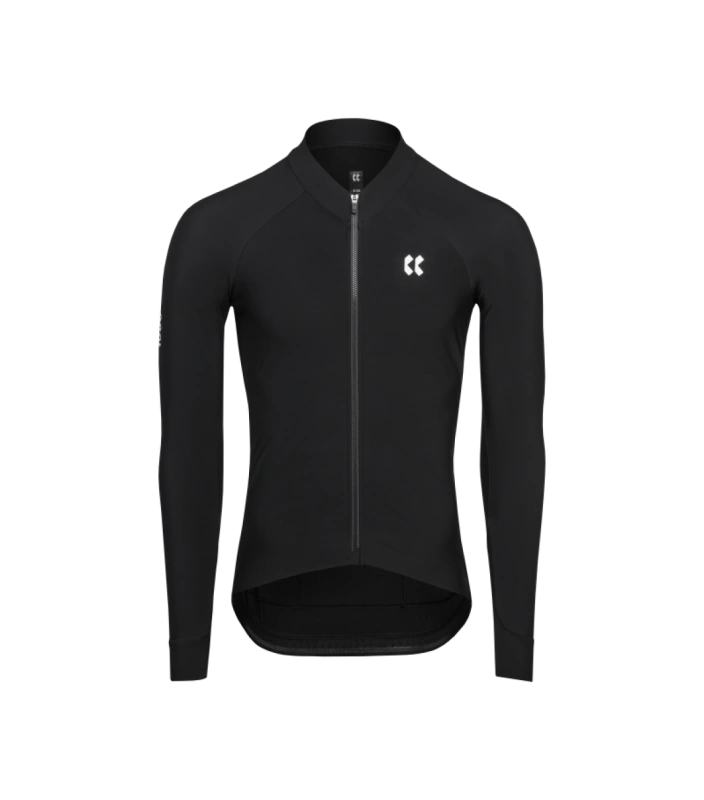 Cyklistický dres KALAS PASSION Z6 | Dres dlhý rukáv TEMPS | Black