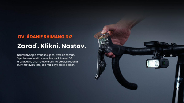 Svetlo HORI 1300 PRO predné 6f USB čierne 15