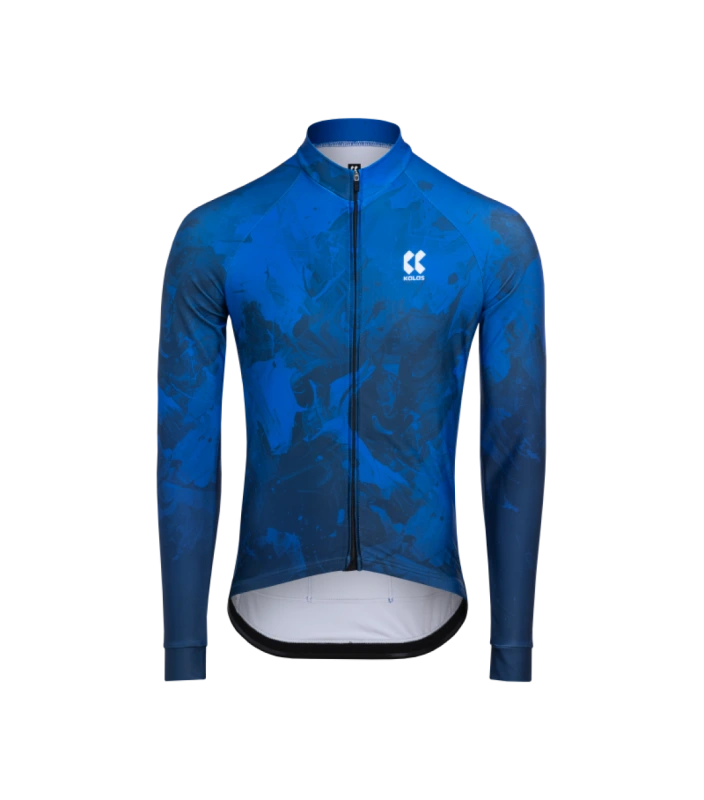 Cyklistický dres KALAS MOTION Z6 dlhý rukáv Ocean Blue