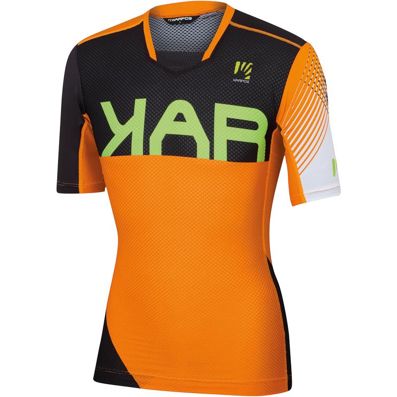 KARPOS VERVE dres oranžový fluo/čierny