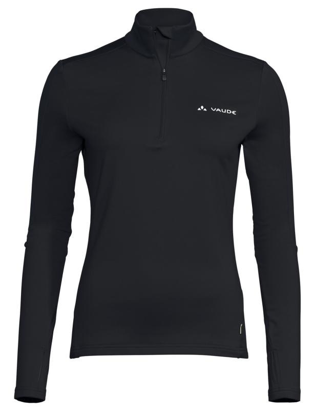 Vaude fleecový pulóver Livigno Halfzip II, dámsky, black