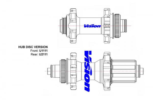 VISION kolesá SC 55 SL DB-CL Clincher, Shimano