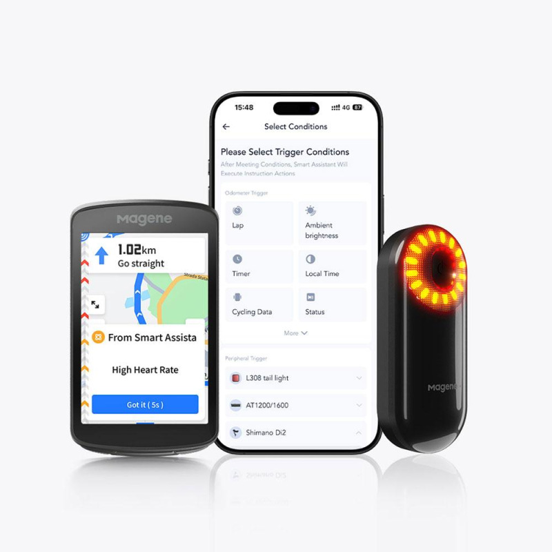 Cyklopočítač MAGENE SMART GPS C706 dotykový USB 10