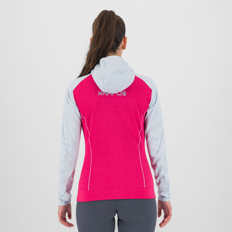 Karpos AMBRIZZOLA FULL-ZIP dámska mikina s kapucňou innuendo/skywriting 3