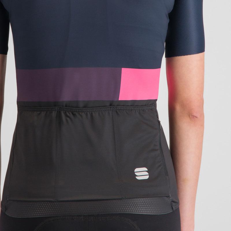 Sportful SNAP dámsky dres black galaxy blue