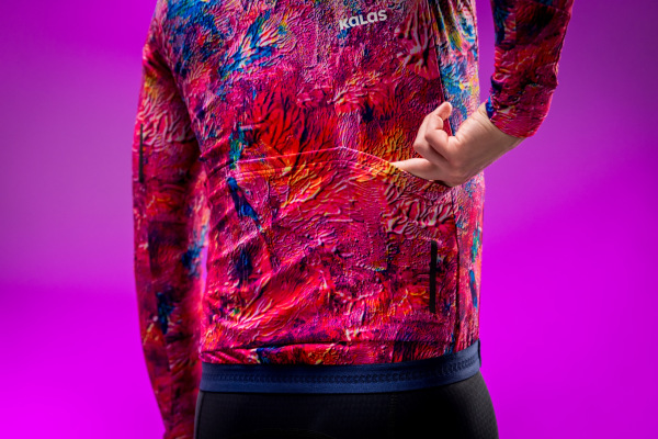 Pánský cyklistický dres dlhý rukáv TEMPS | FEARLESSLY Z6 Violet 3