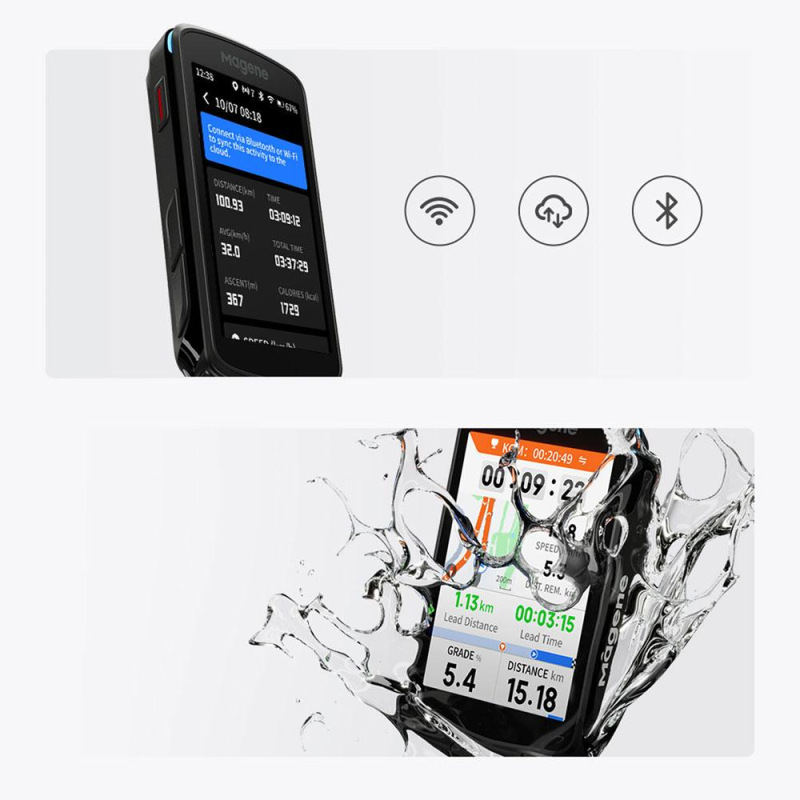 Cyklopočítač MAGENE SMART GPS C706 dotykový USB 15