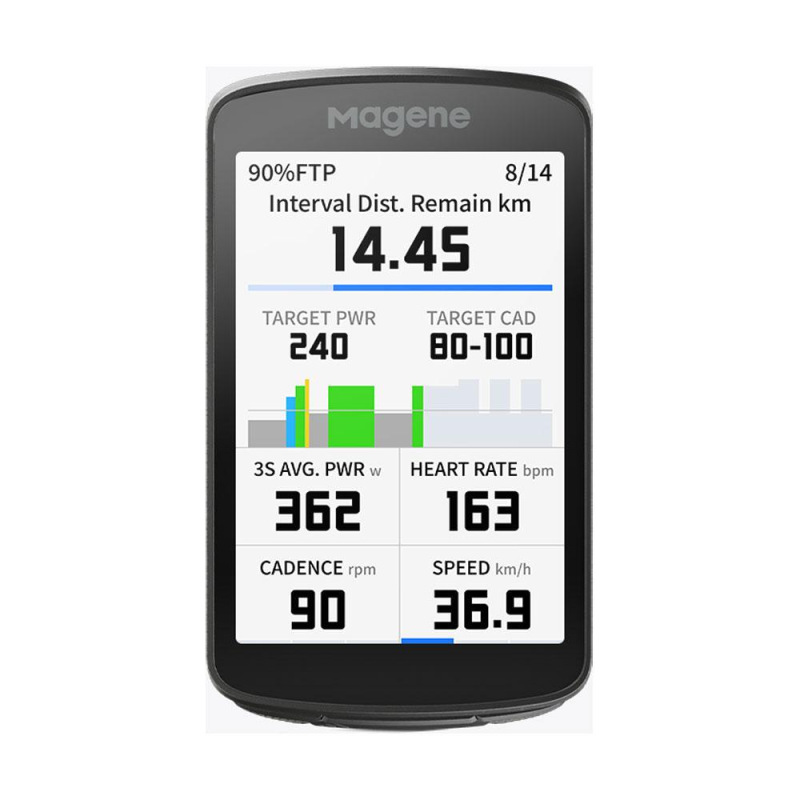 Cyklopočítač MAGENE SMART GPS C706 dotykový USB 7