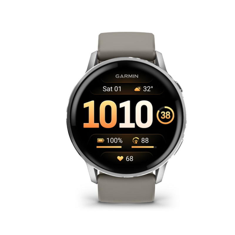 Garmin VENU 4 - 45mm, Silver + Gray