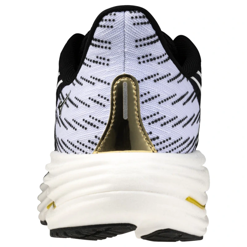 MIZUNO WAVE RIDER 29 Black/White/Gold 4