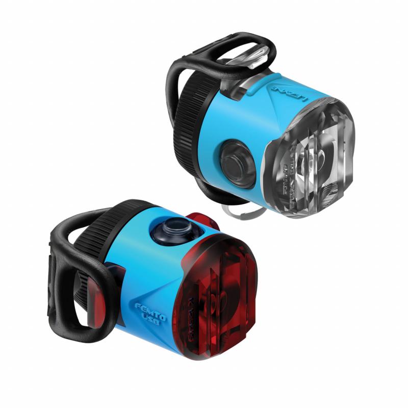 LEZYNE Set svetiel LED FEMTO USB DRIVE - predné + zadné 3