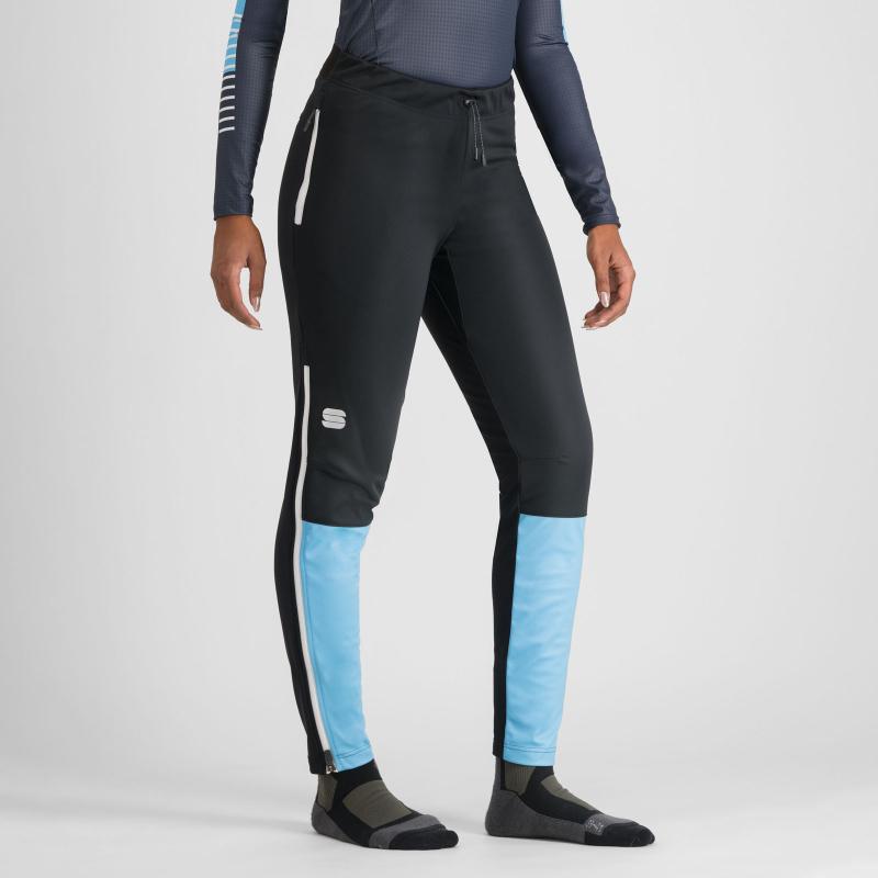 Sportful APEX dámske nohavice black/blue aquarius