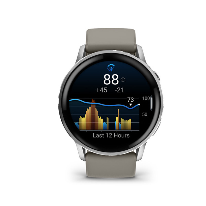 Garmin VENU 4 - 45mm, Silver + Gray 1
