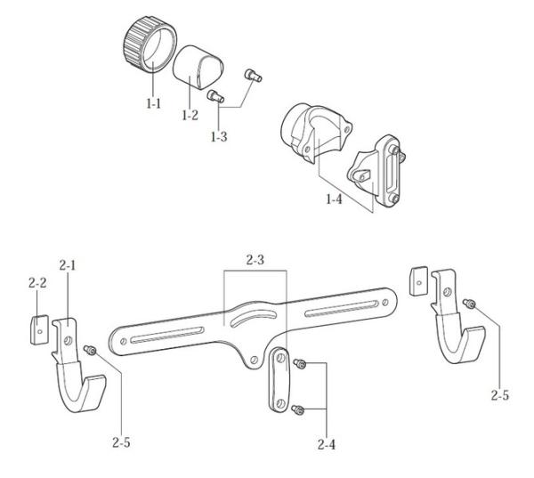 TOPEAK Horný 3.hák pre stojan TWO UP TUNE UP