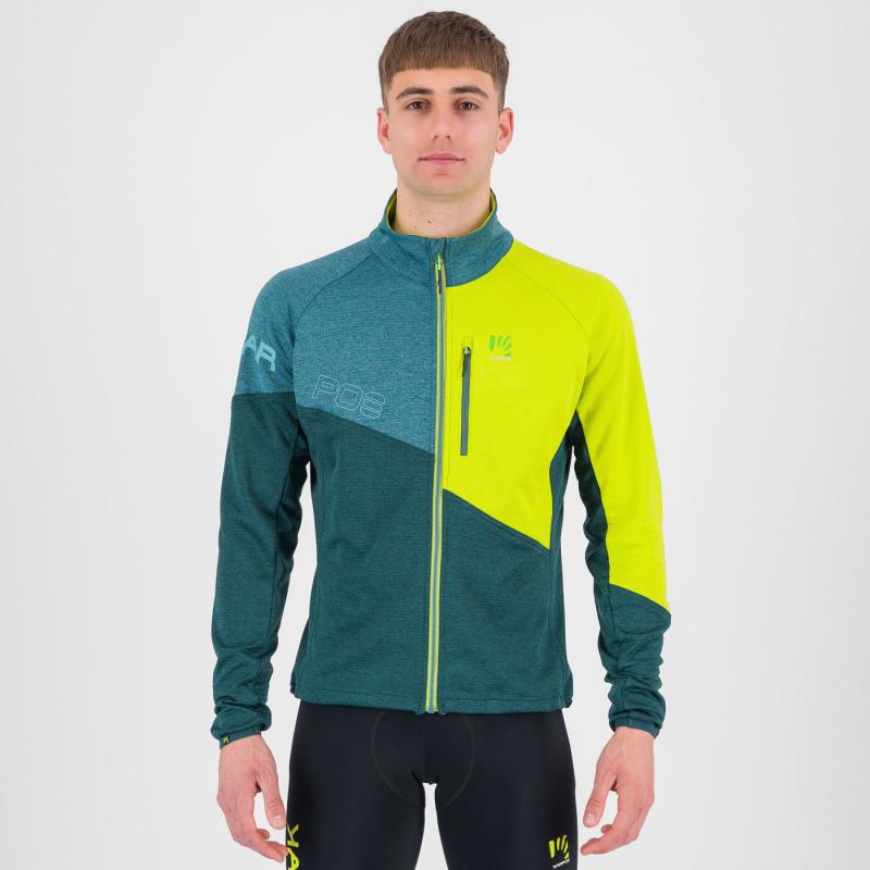 Karpos VAL VIOLA FULL-ZIP flíska Forest/Balsam/Kiwi Colada