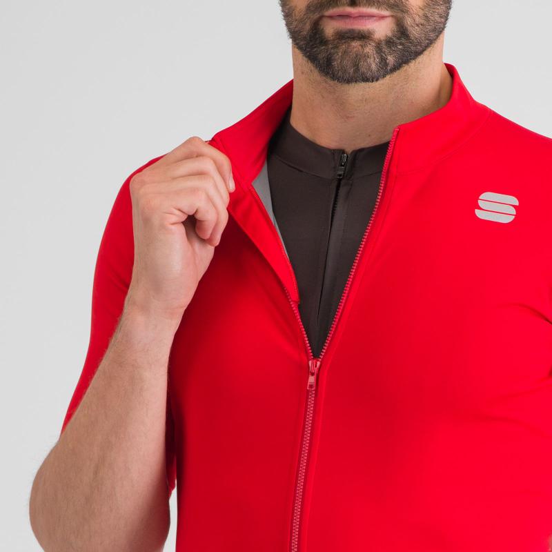 SPORTFUL FIANDRE LIGHT bunda s krátkym rukávom tango red