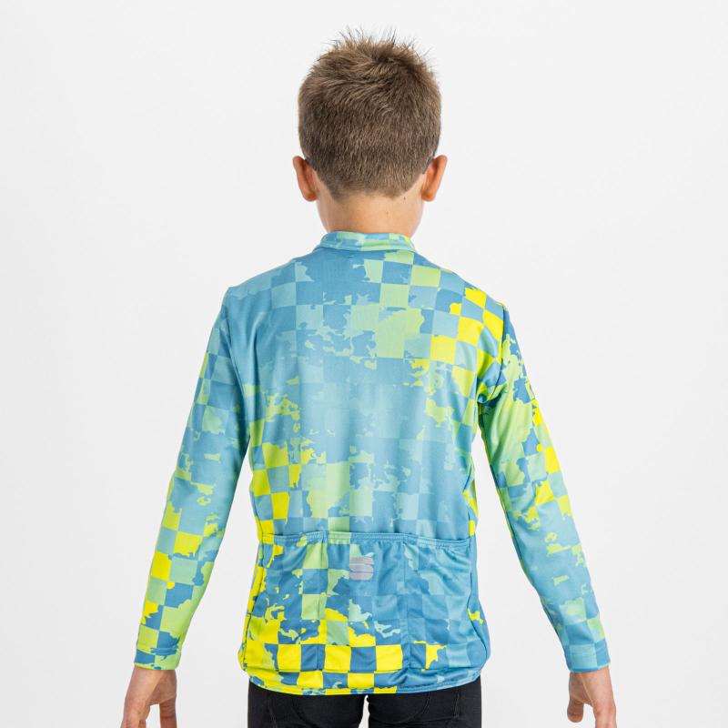 SPORTFUL KID Thermal detský dres žltý/modrý