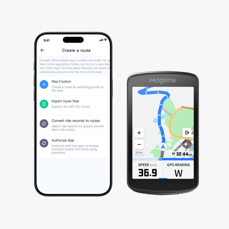Cyklopočítač MAGENE SMART GPS C706 dotykový USB 9