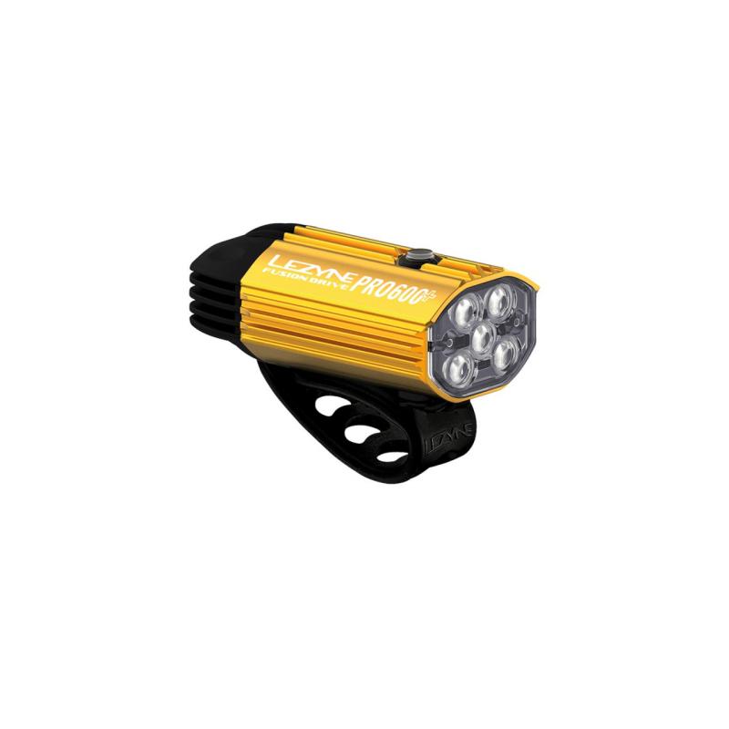 LEZYNE predné LED svetlo FUSION PRO 600+ GOLD