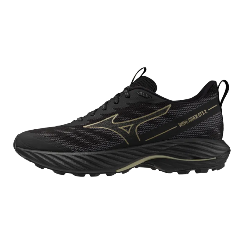 MIZUNO WAVE RIDER GTX 2 / Black/Gloden Halo /Quiet Shade