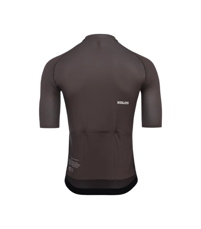 Cyklistický dres KALAS PASSION Z4 | Dres AERO | Mocca Brown