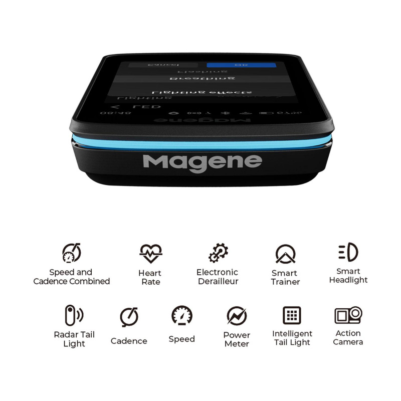 Cyklopočítač MAGENE SMART GPS C706 dotykový USB 5