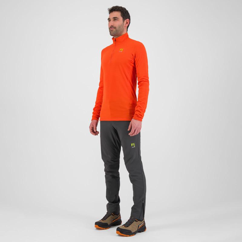 Karpos CRODA LIGHT HALF ZIP flíska Spicy Orange